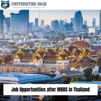Job opportunities after MBBS in Thailand